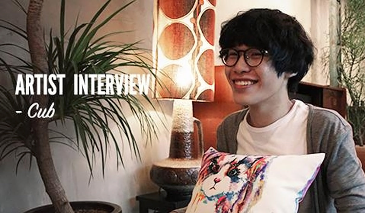 UMade藝術家專訪:大學生創作者Cub –為一隻最像狗的貓而畫!