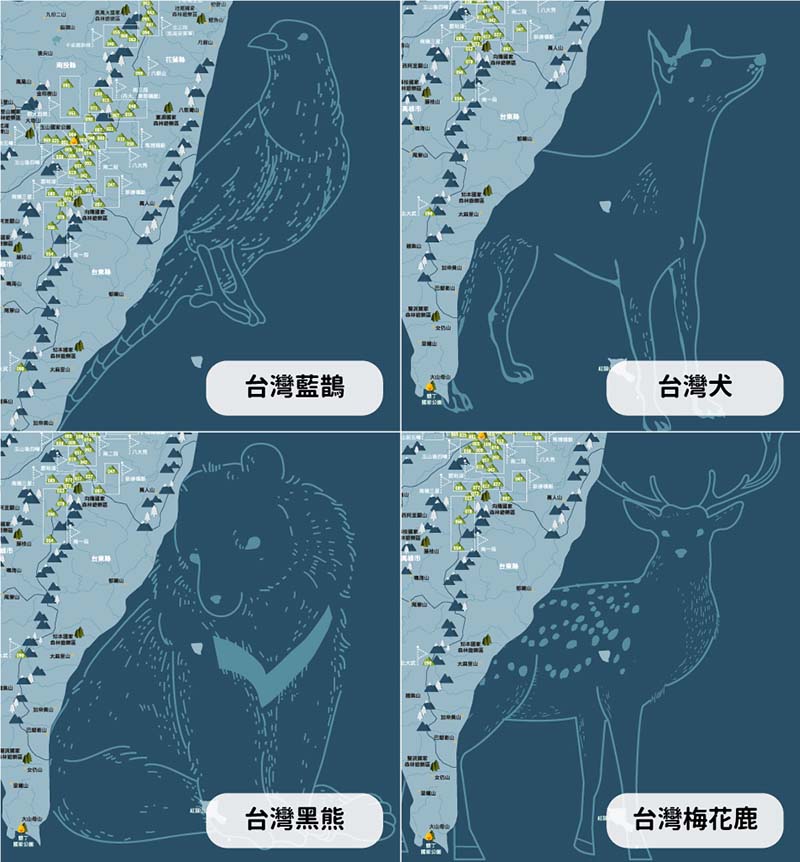 【快速出貨。無訂製內容】台灣百岳/小百岳地圖 Map of Taiwan 100 Peaks (實木框海報系列)