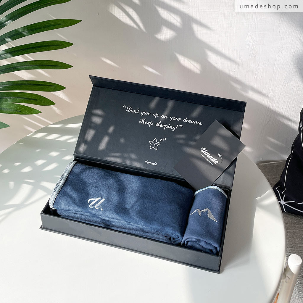 【萬用快乾巾郊遊禮盒組】Unique U 運動毛巾+山脈小方巾