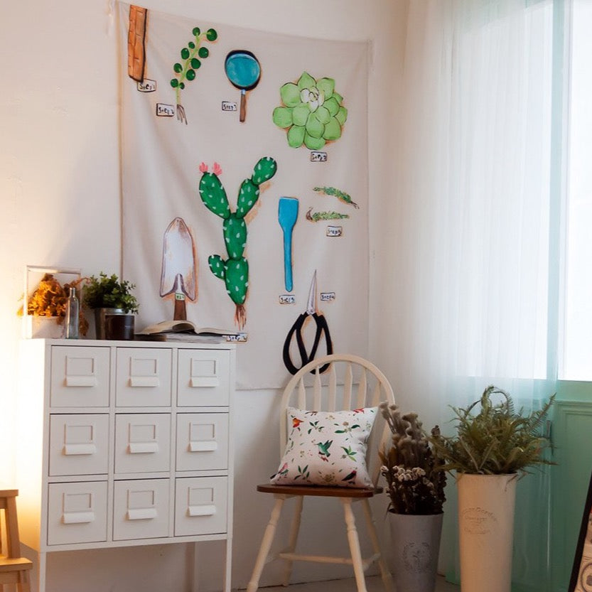 ★壁幔Wall Tapestry★ 日曜日02-用多肉植物造一個自己的陽臺 - 裴小馬Pony Pei