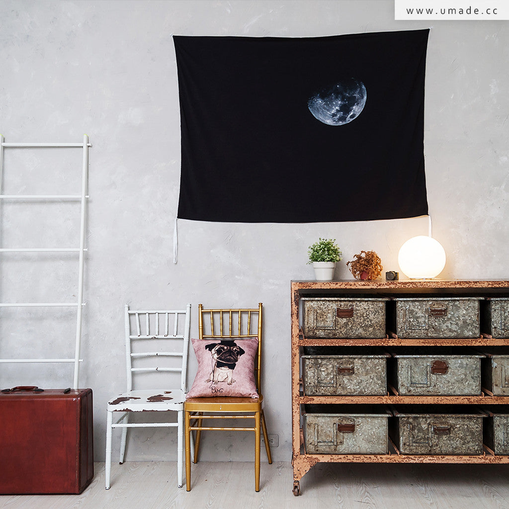 【藝術壁幔Wall Tapestry】 Black Moon (橫式版)