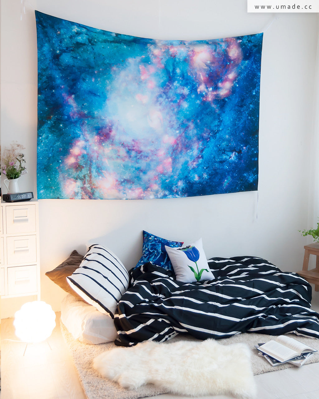 UMade★壁幔Wall Tapestry★ Abstract Galaxies 2 - Barruf