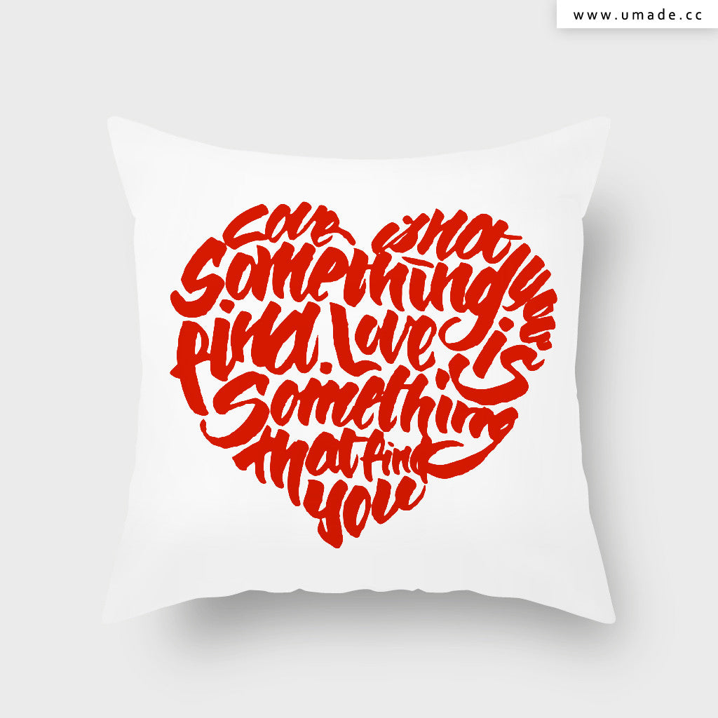 UMade Artist Throw Pillow★藝術家創作 抱枕午休枕 車枕★ LOVE - Jibu Wang 王幾不