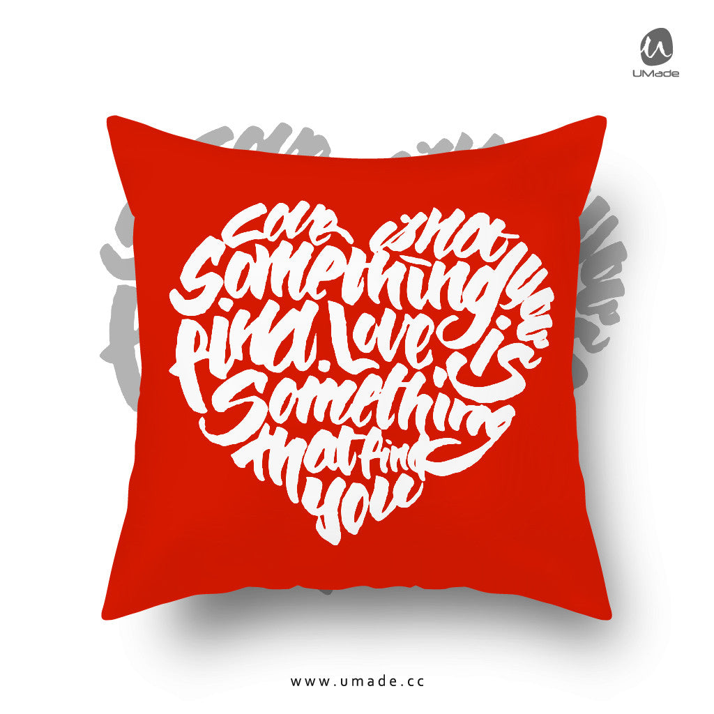 UMade Artist Throw Pillow★藝術家創作 抱枕午休枕 車枕★ LOVE - Jibu Wang 王幾不