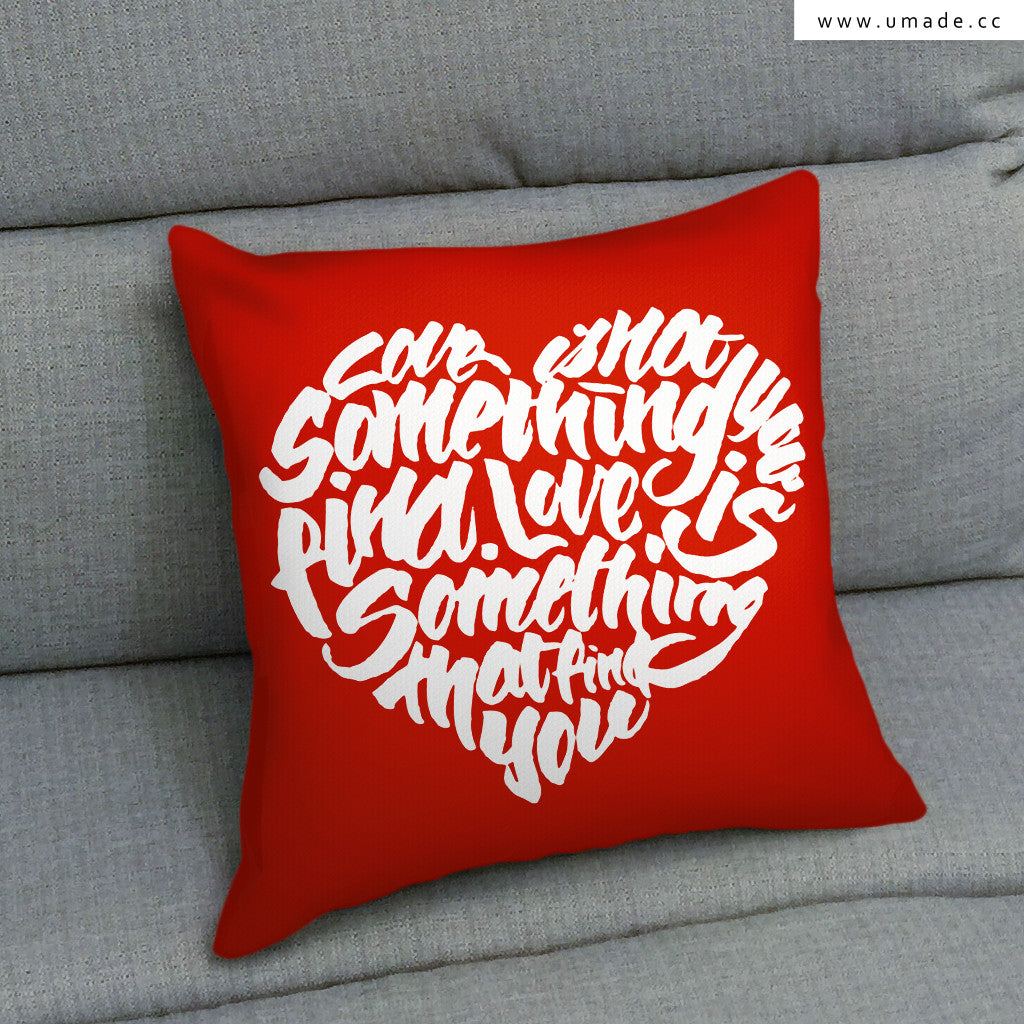 UMade Artist Throw Pillow★藝術家創作 抱枕午休枕 車枕★ LOVE - Jibu Wang 王幾不