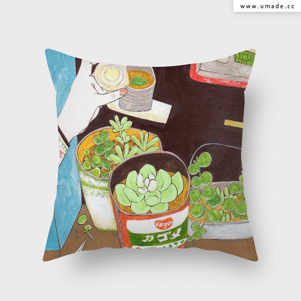 UMade Artist Throw Pillow★藝術家創作抱枕★ - 裴小馬Pony Pei