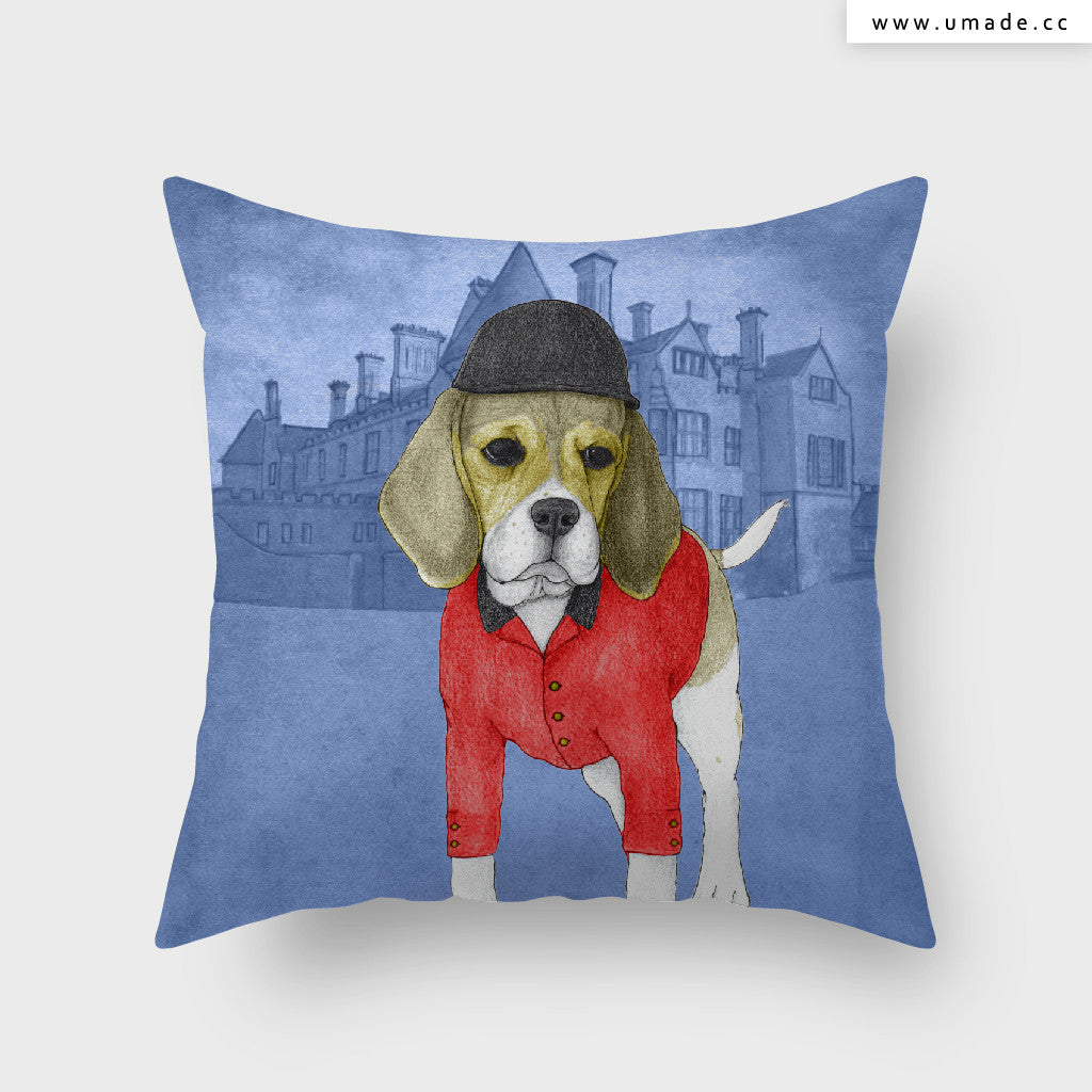 【抱枕 午休枕 車枕】 Beagle With Beaulieau Palace - Barruf