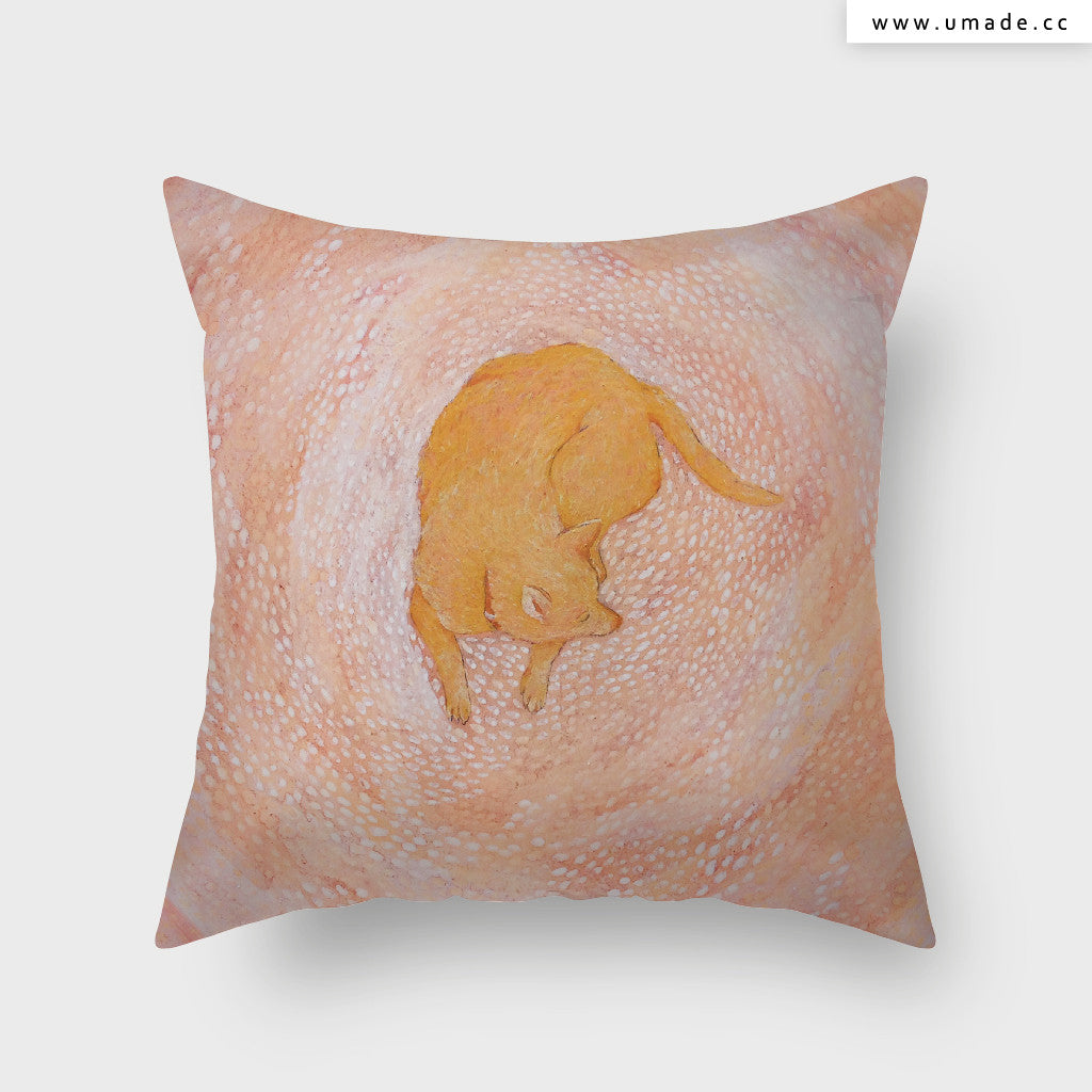 UMade Artist Throw Pillow ★藝術家創作抱枕★ 一切都好 - 吳廸
