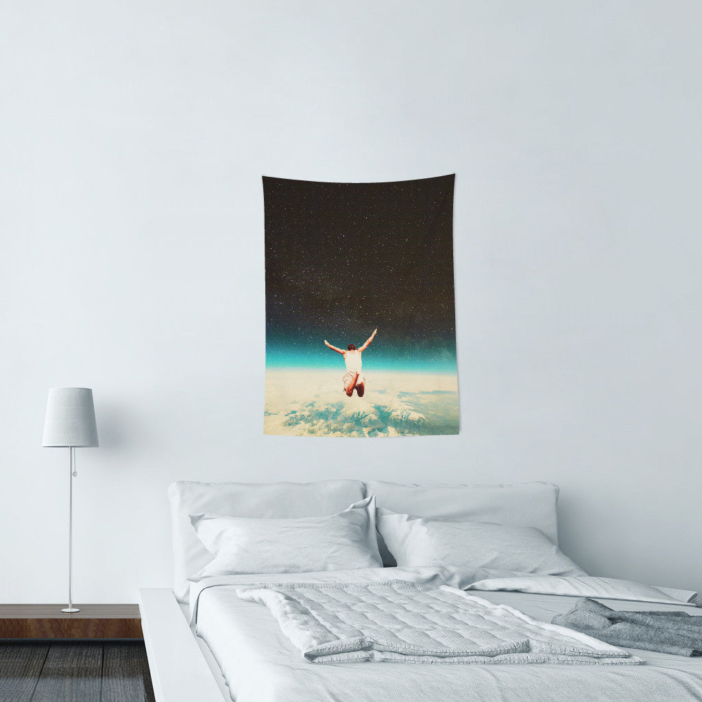 ★壁幔Wall Tapestry★Falling With A Hidden Smile-Frank Moth