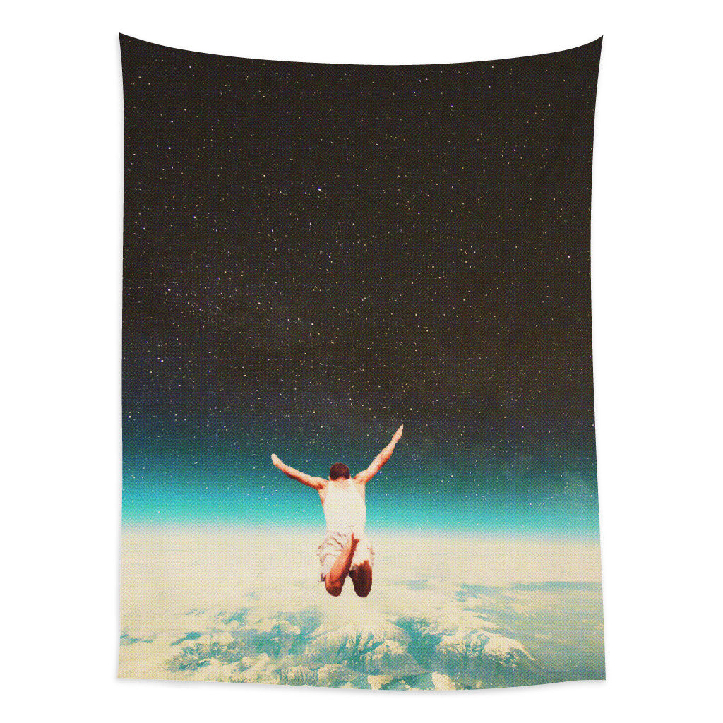 ★壁幔Wall Tapestry★Falling With A Hidden Smile-Frank Moth