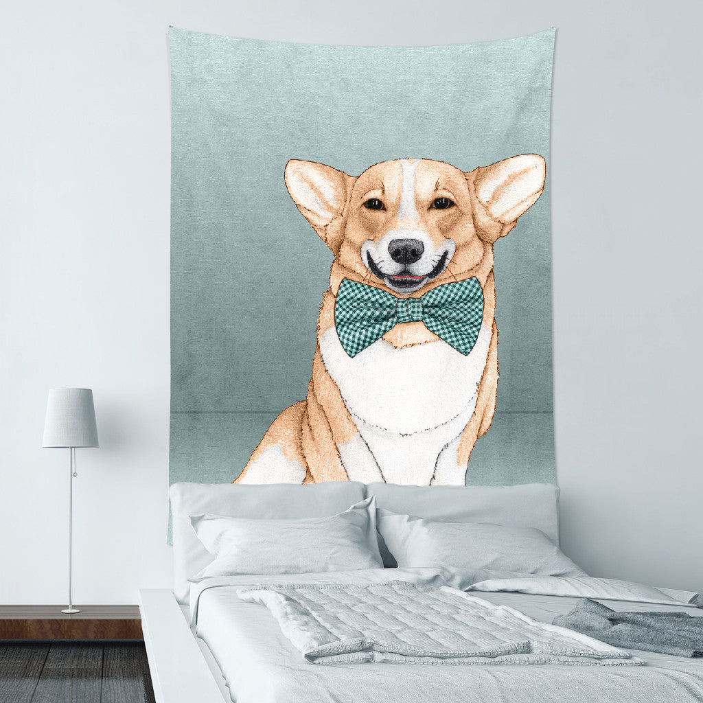 UMade★壁幔Wall Tapestry★ Corgi Dog - Barruf