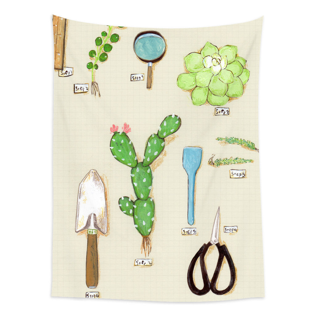★壁幔Wall Tapestry★ 日曜日02-用多肉植物造一個自己的陽臺 - 裴小馬Pony Pei