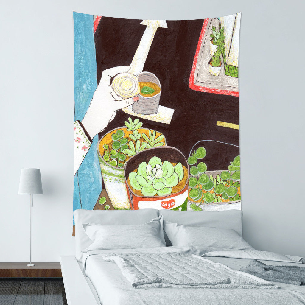 ★壁幔Wall Tapestry★ 日曜日02-用多肉植物造一個自己的陽臺 - 裴小馬Pony Pei
