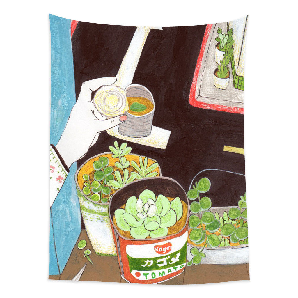 ★壁幔Wall Tapestry★ 日曜日02-用多肉植物造一個自己的陽臺 - 裴小馬Pony Pei