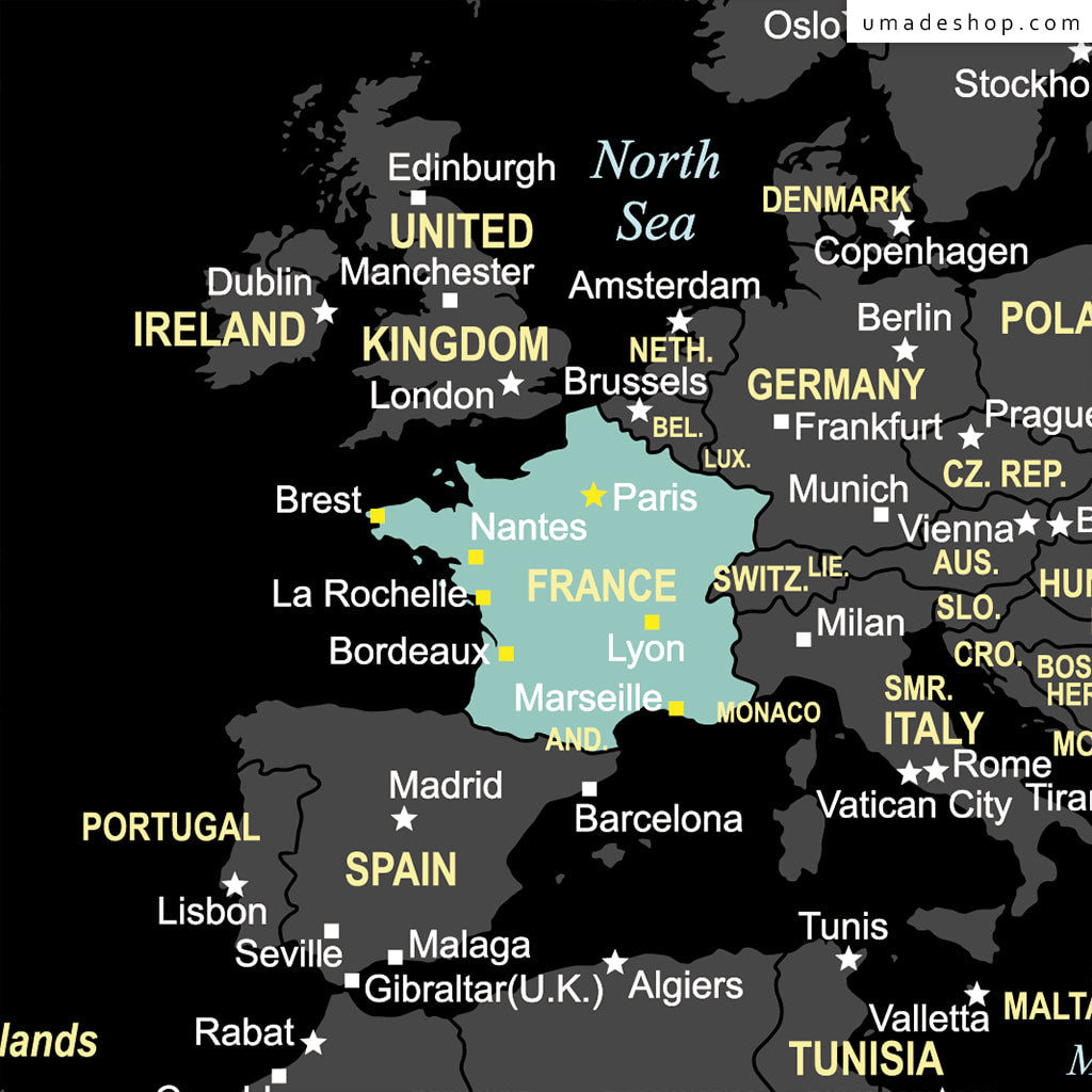 UMap。訂製地圖標色處理費