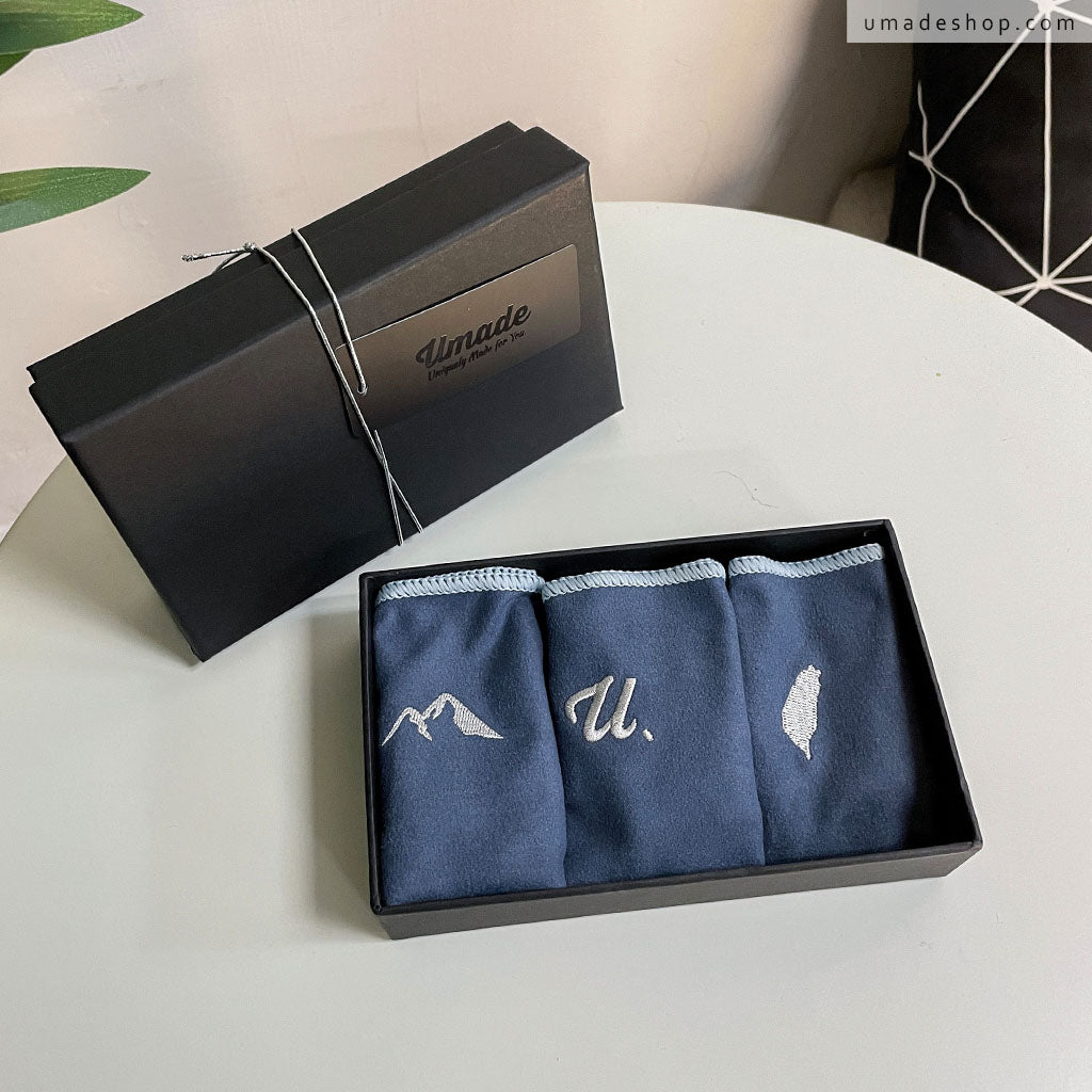 【萬用快乾小手帕/方巾/毛巾】山脈+台灣+Unique U 1~3入組