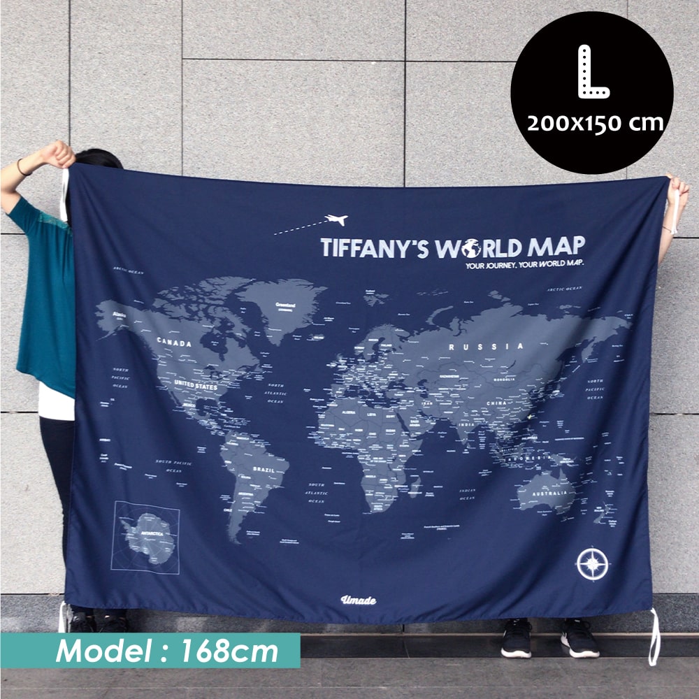 umade-umap-訂製世界地圖(壁幔/布)-L尺寸大面積改造,藝術風格房間佈置