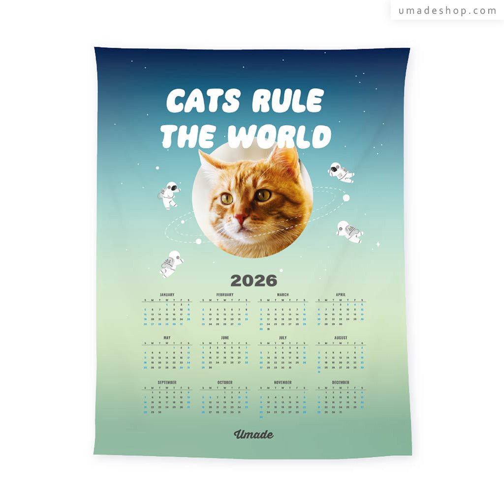 【喵星球2026年曆壁幔】統治世界Rule the World (Umade設計款-無客製 3色)