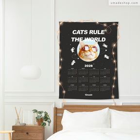 【喵星球2026年曆壁幔】統治世界Rule the World (Umade設計款-無客製 3色)
