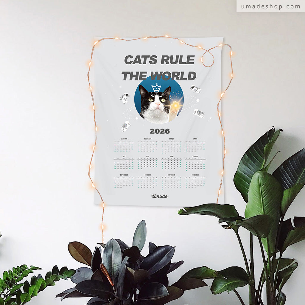 【喵星球2026年曆壁幔】統治世界Rule the World (Umade設計款-無客製 3色)
