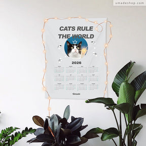 【喵星球2026年曆壁幔】統治世界Rule the World (Umade設計款-無客製 3色)