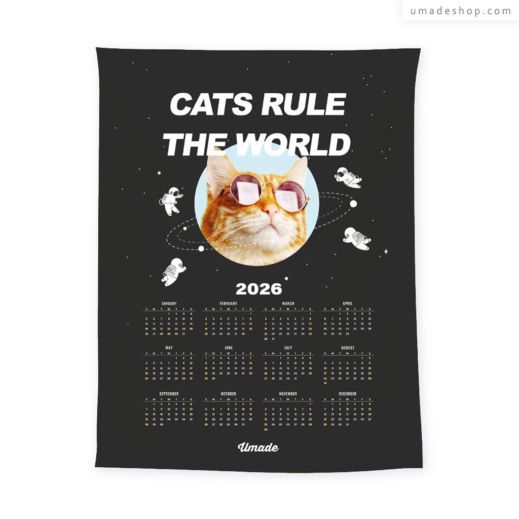 【喵星球2026年曆壁幔】統治世界Rule the World (Umade設計款-無客製 3色)