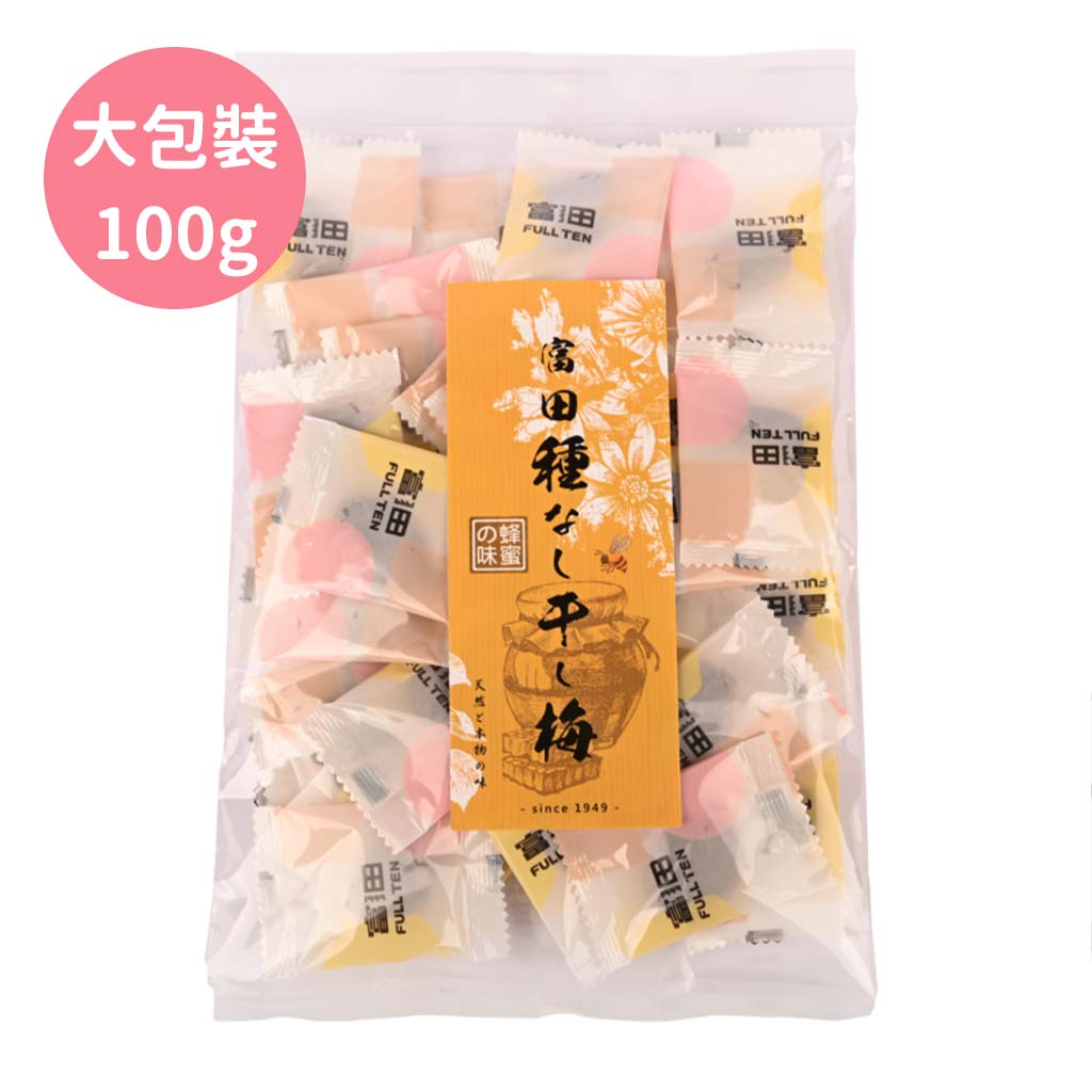 柯基阿肥-團購優惠 | 富田製梅-日式無籽梅肉 蜂蜜/黑糖 (大包裝/100g)