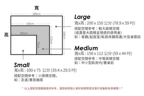 umade-umap-訂製美國地圖(壁幔/布)-隊長藍色-室內空間世界地圖尺寸模擬示意圖