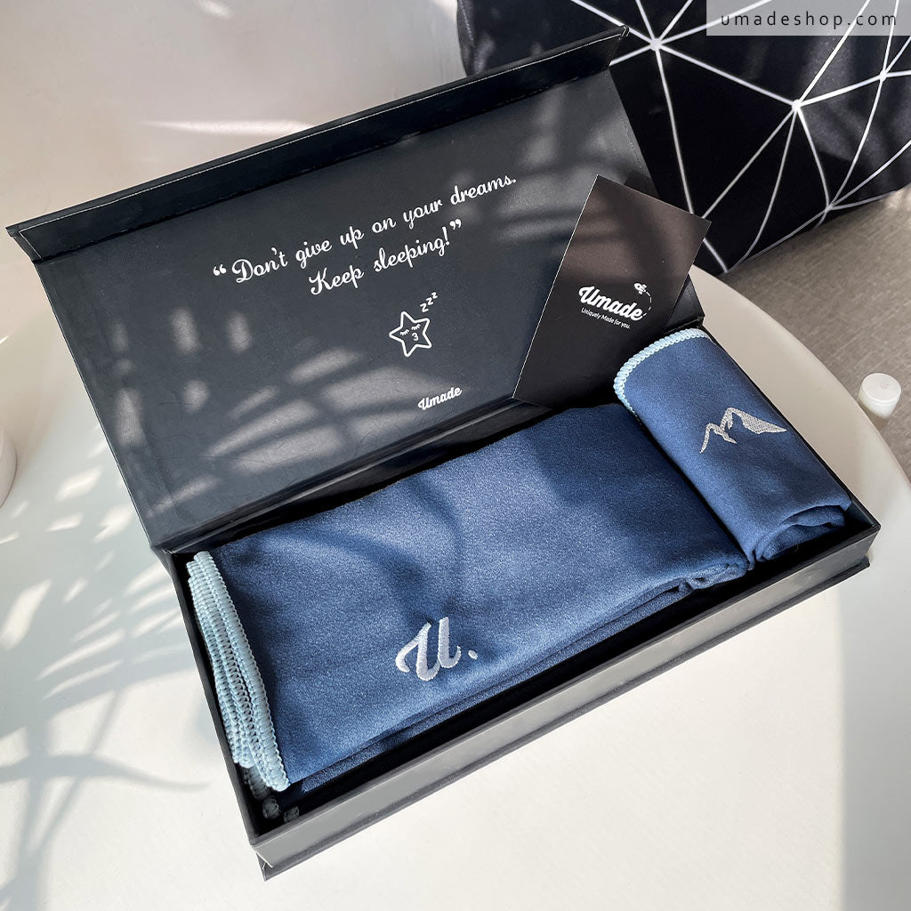 【萬用快乾巾郊遊禮盒組】Unique U 運動毛巾＋山脈小方巾