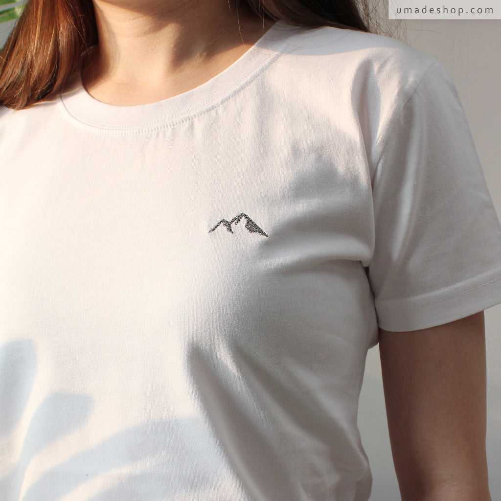 【台灣製 T-Shirt】  山脈刺繡 Mountain