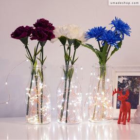 umade-星光絲線LED燈-用絲線燈光裝飾花瓶，獨一無居家