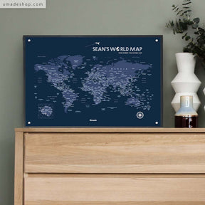 【配件加購】UMap訂製地圖 IKEA磁吸系列-留言板+強力定位磁鐵